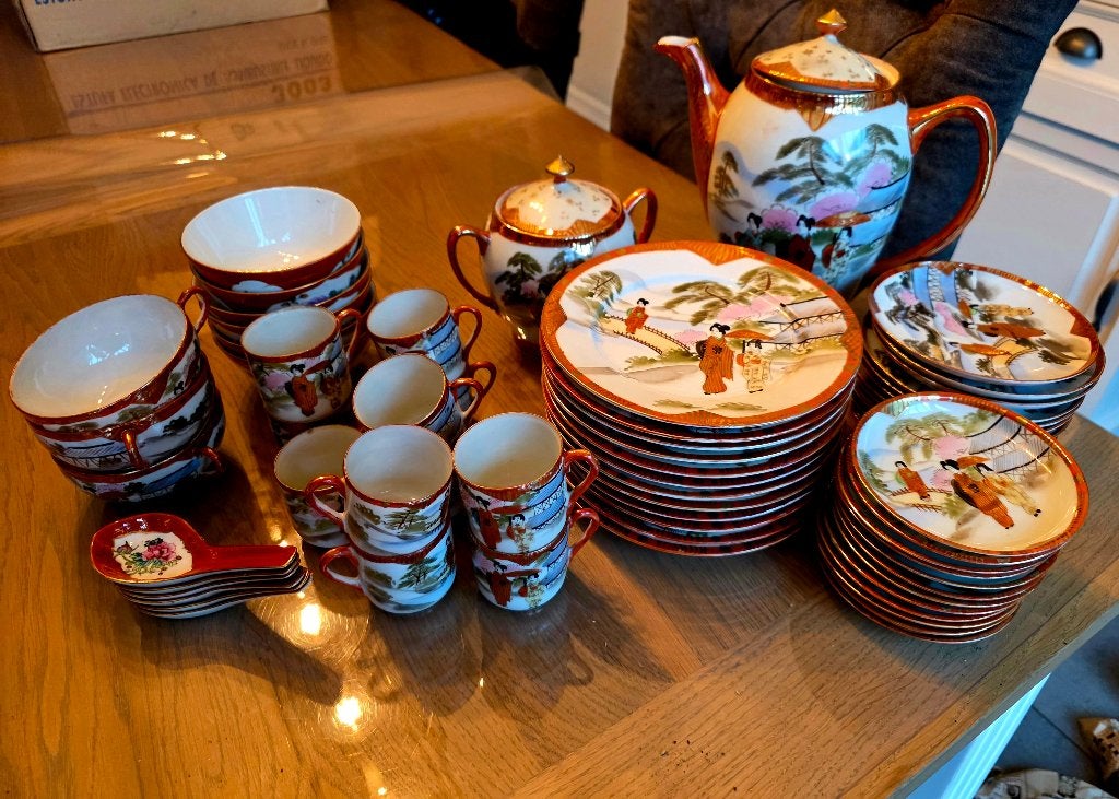 Service à dessert en Porcelaine de Chine, Enlèvement