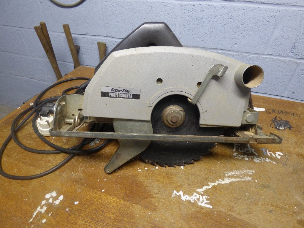 Elektrische zaagmachine, Doe-het-zelf en Bouw, Ophalen, Gebruikt