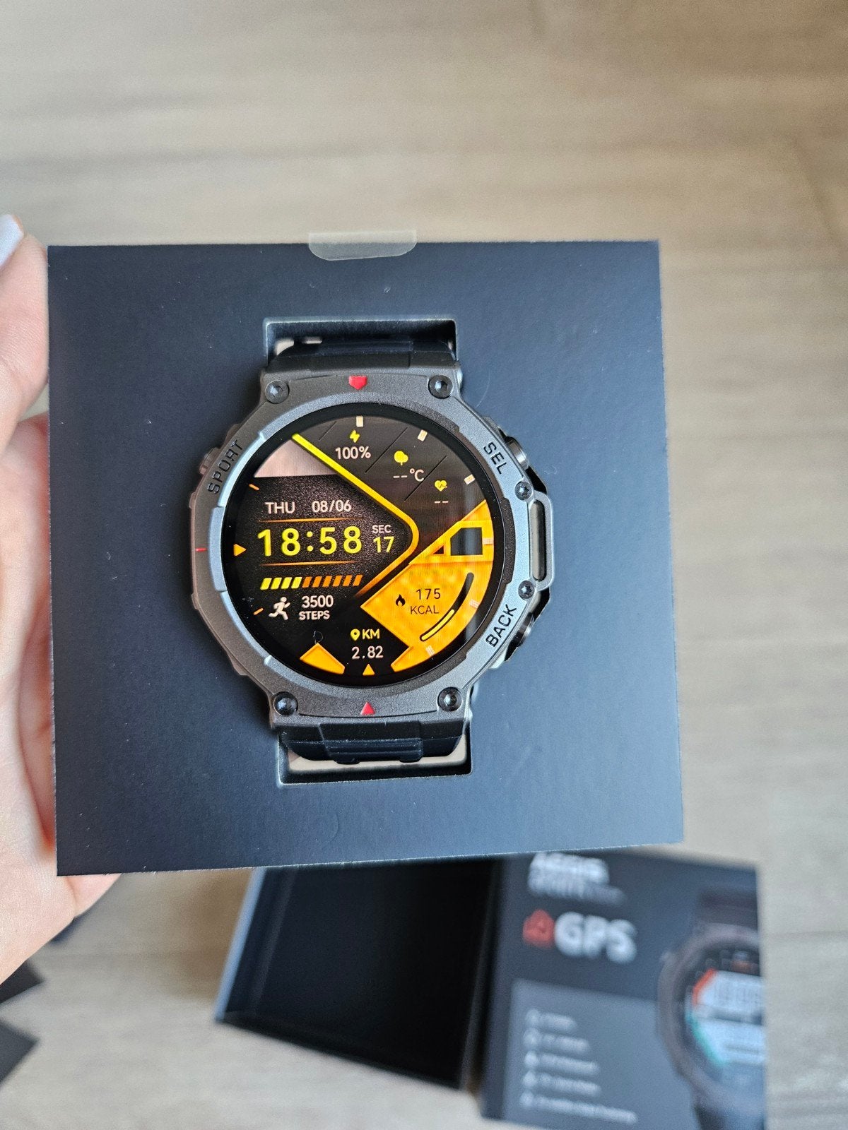 Aegis sport horloge, Étanche, Gris, Comme neuf, Enlèvement