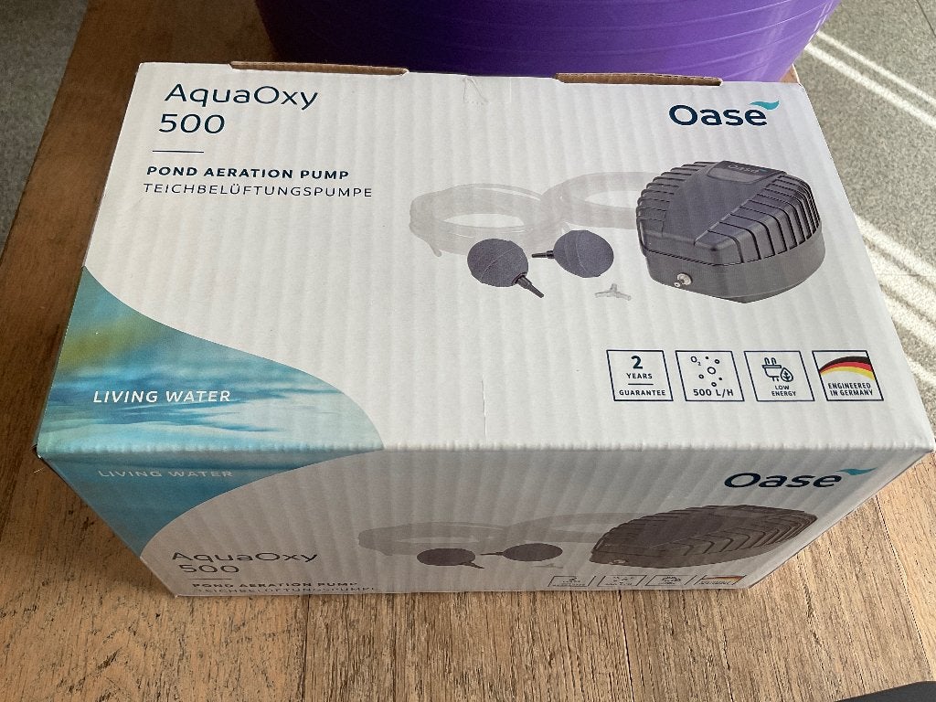 Oase AquaOxy 500 luchtpomp, Dieren en Toebehoren, Oase, Overige typen, Nieuw, Ophalen of Verzenden