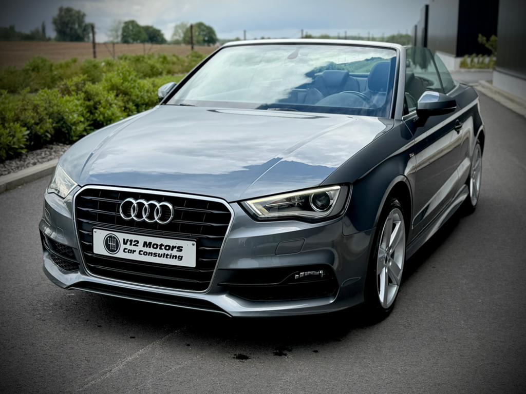 AUDI A3 1.4 TSFI S-LINE CABRIOLET, Cuir, Argent ou Gris, Achat, Entreprise
