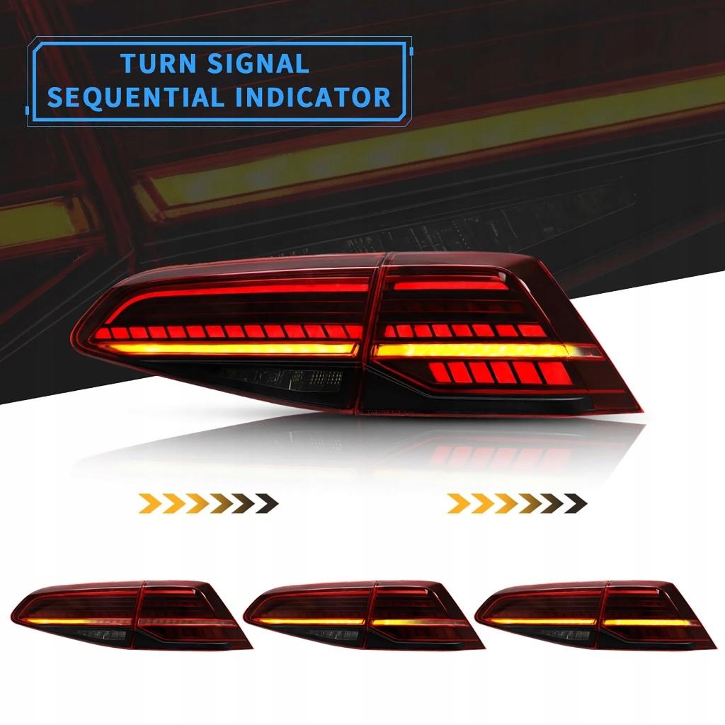 FEUX ARRIÈRE LED SÉQUENTIEL ROUGE  GOLF 7 2013-2019, Enlèvement ou Envoi
