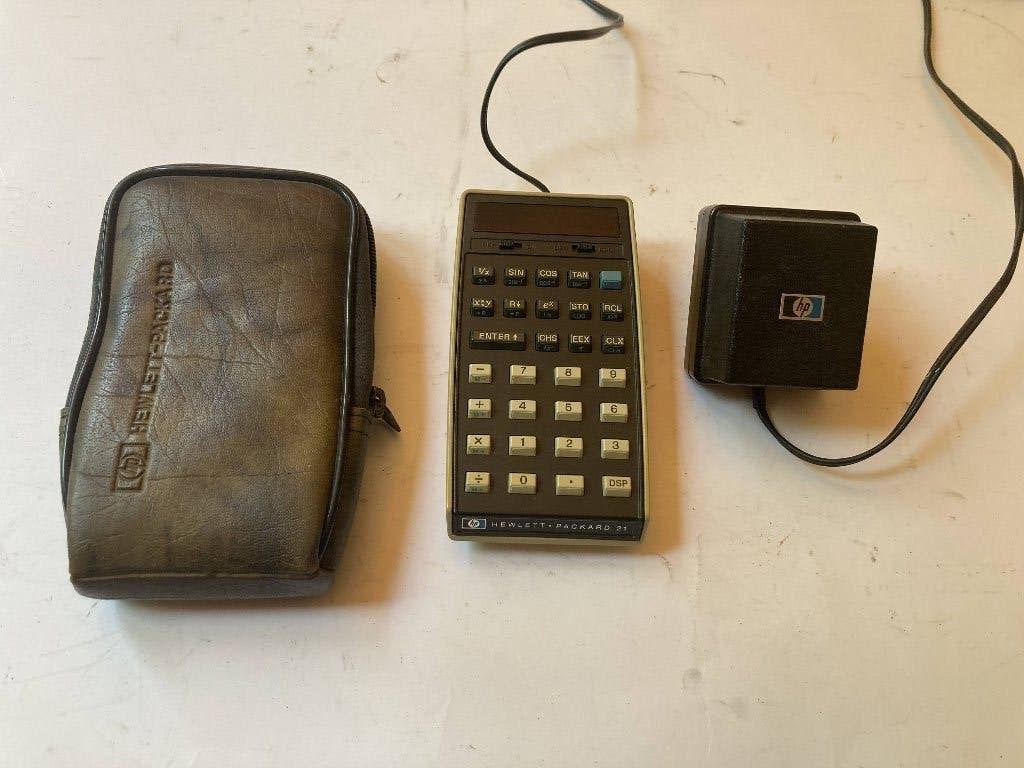 Calculatrice vintage HP 21, Enlèvement, Hewlett Packard
