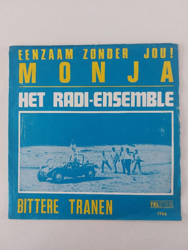 Het Radi-Ensemble - Eenzaam Zonder Jou Monja (1971), Originele persing, Ophalen of Verzenden, Nederlandstalig, Single