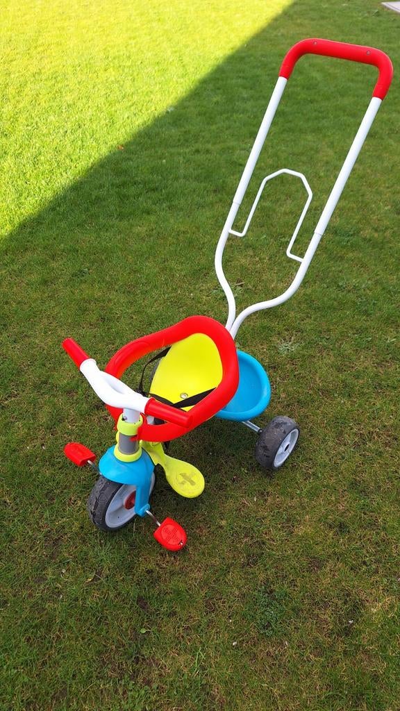 Duwfietsje Smoby, Ophalen, Zo goed als nieuw, Smoby, Duwstang