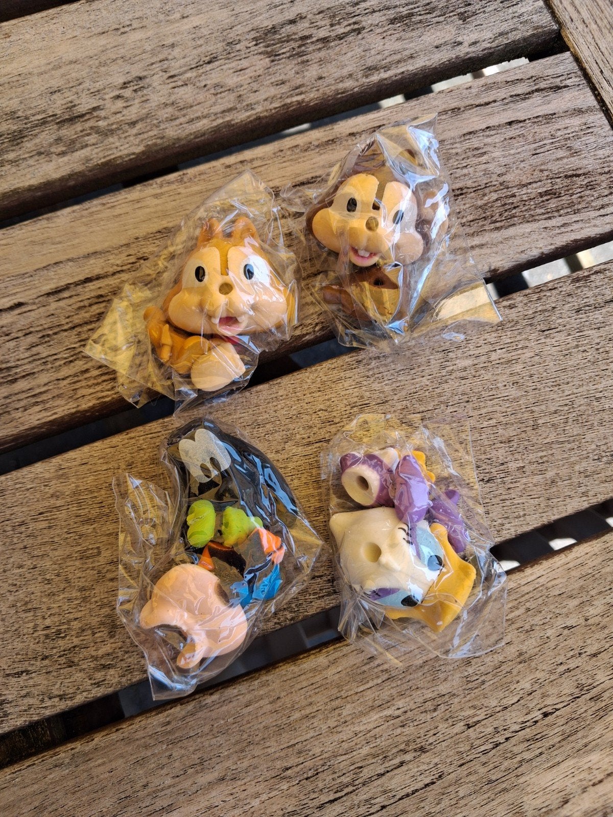 4 Nieuwe disney poppetjes om in elkaar te steken., Verzamelen, Ophalen, Nieuw, Beeldje of Figuurtje