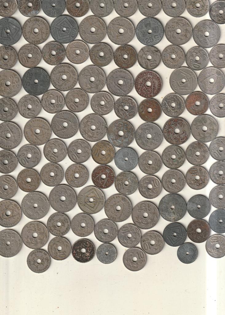 lot de 100 pièces de 5/10/25 cents, Timbres & Monnaies, Envoi, Autre, Monnaie en vrac