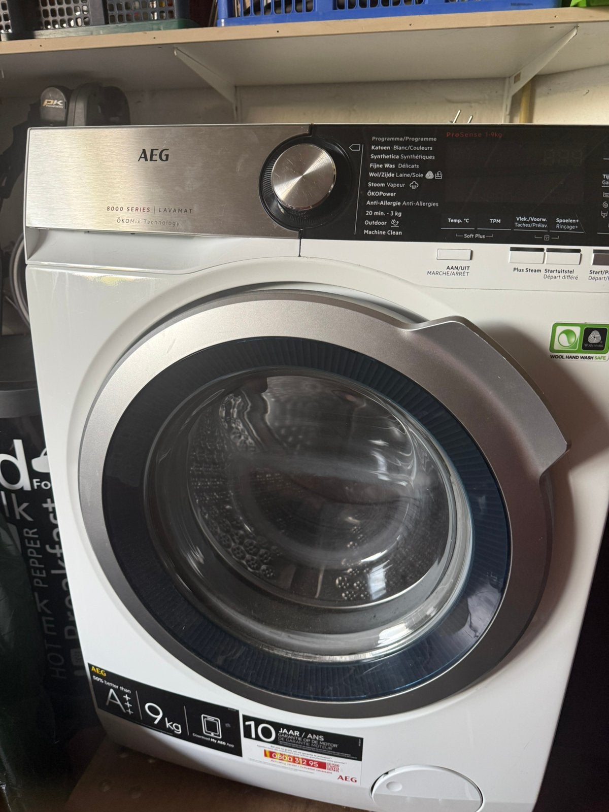 Lave-linge AEG Série 8000 ÖKOMix – 9 kg (Très bon état), Electroménager, Enlèvement, Comme neuf