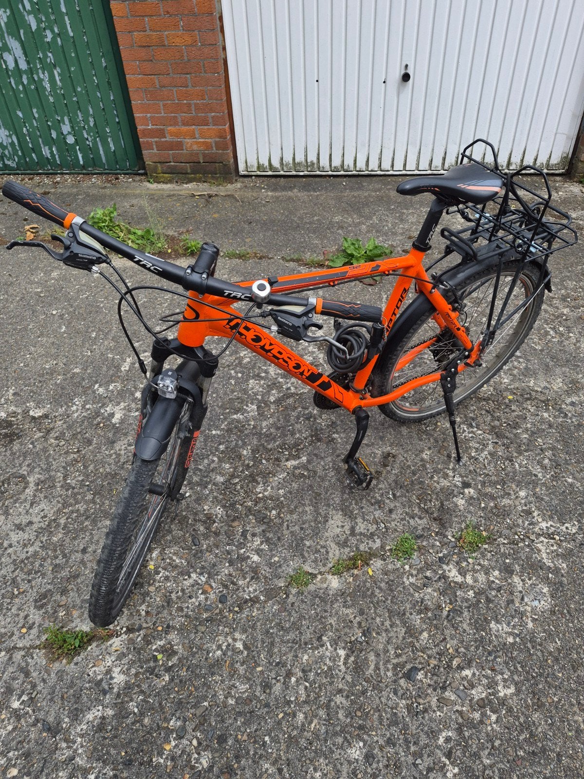 Gewoone heren fiets, Ophalen