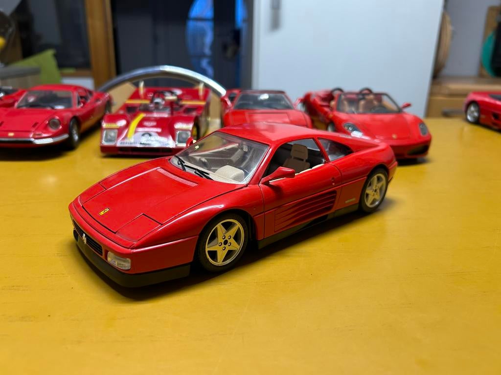 Ferrari 348, Ophalen, Zo goed als nieuw, Burago