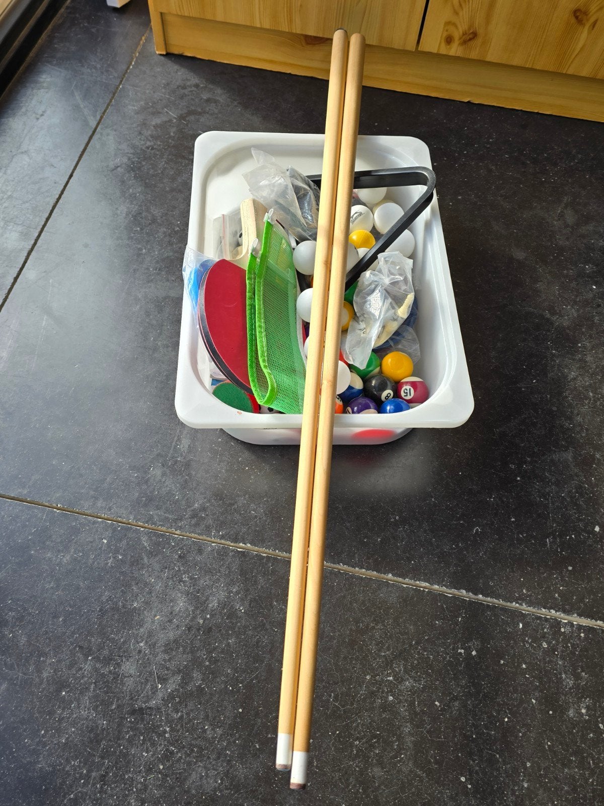 Speeltafel, Ophalen
