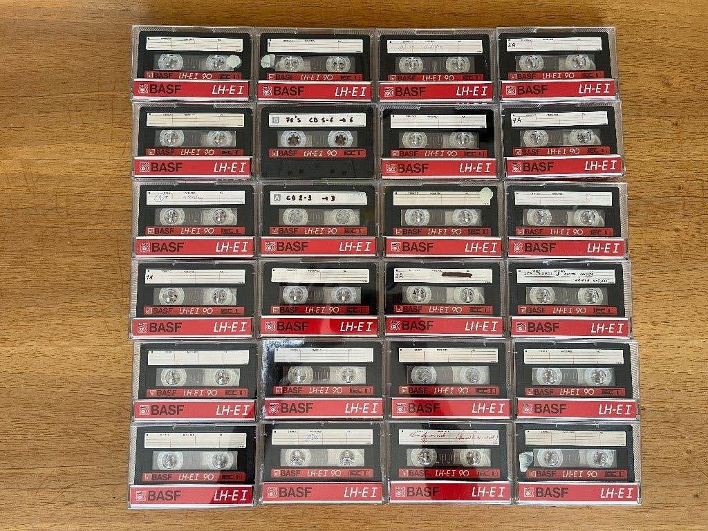 24 BASF cassettes IEC I position Normal type: LH-EI 90, Cd's en Dvd's, Cassettebandjes, Ophalen of Verzenden, Gebruikt, 2 t/m 25 bandjes