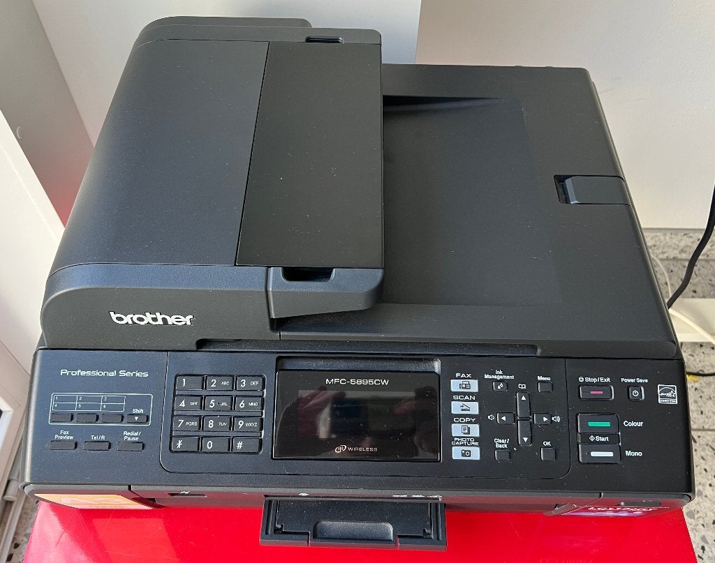 PRINTER BROTHER MFC-5895CW, Computers en Software, Ophalen, Gebruikt, Inkjetprinter, All-in-one