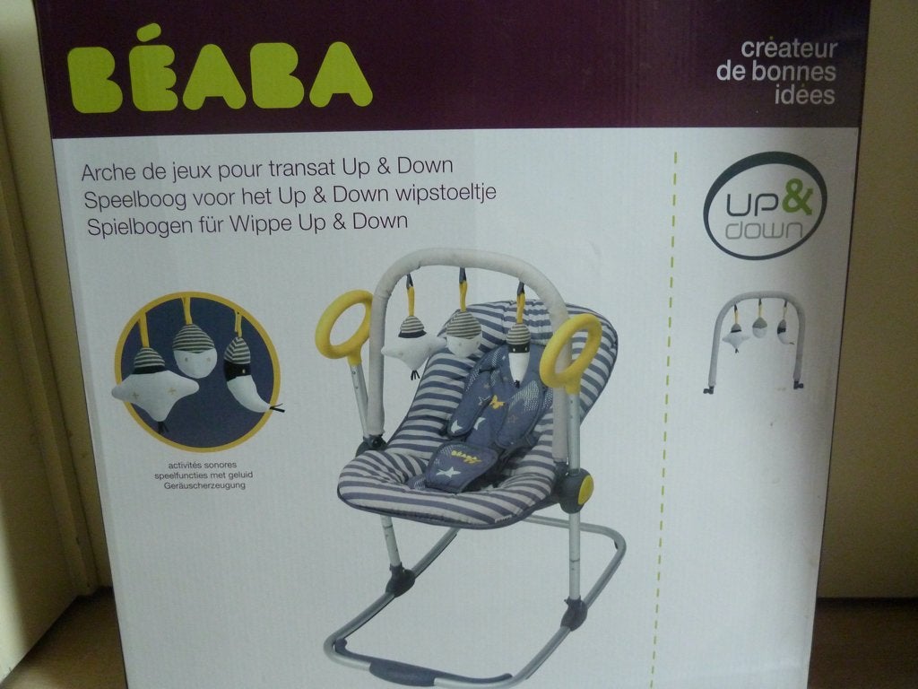 Transat BEABA up & down, Enfants & Bébés, Relax bébé, Enlèvement, Utilisé, Avec ceinture(s)