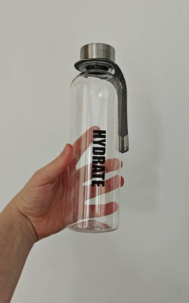 Nieuw! - Drinkfles - 500 ml - Hydrate - Plastiek - €2, Sport en Fitness, Drinkbussen, Ophalen, Nieuw