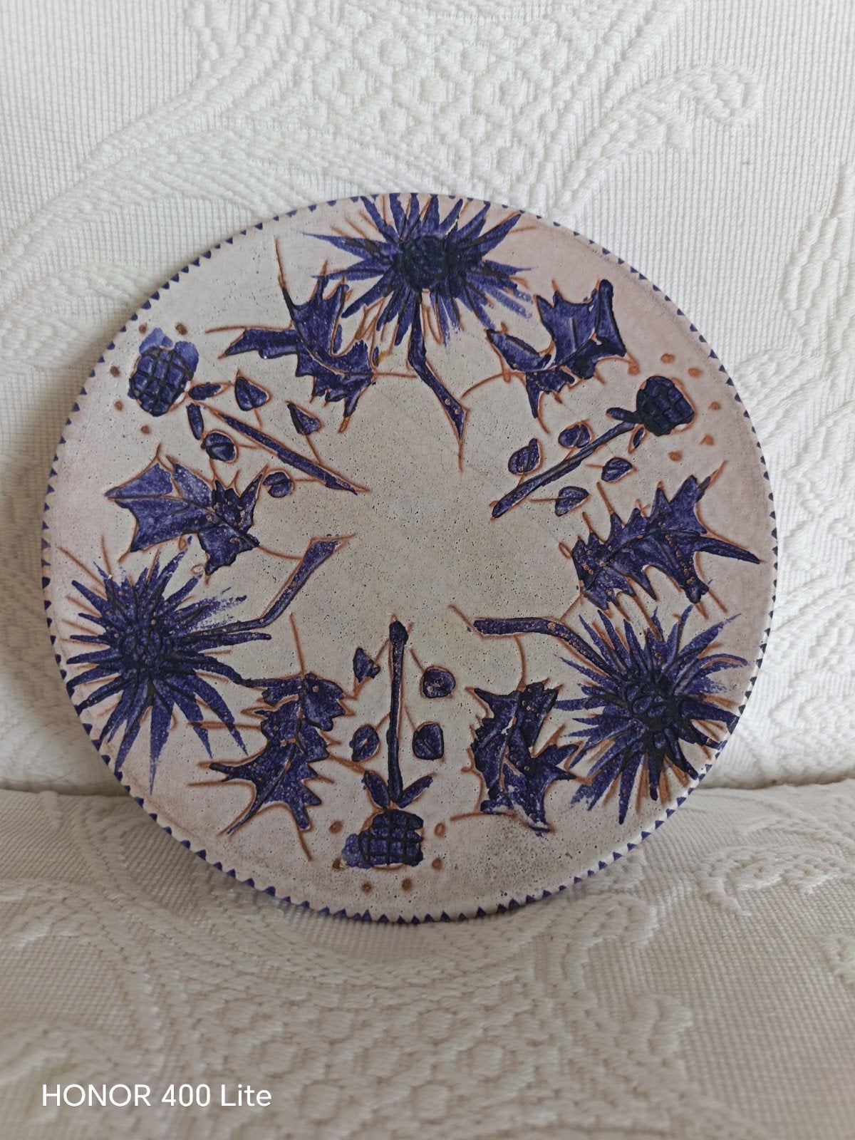 Triskel 50s keramisch bord (17 cm) M.M.Jolly, Antiek en Kunst, Ophalen of Verzenden