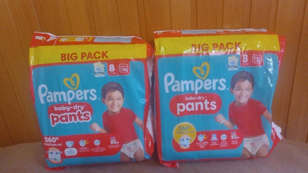 Pampers baby-dry pants 8, Enfants & Bébés, Bains & Soins, Enlèvement, Neuf, Autres types, Autres marques