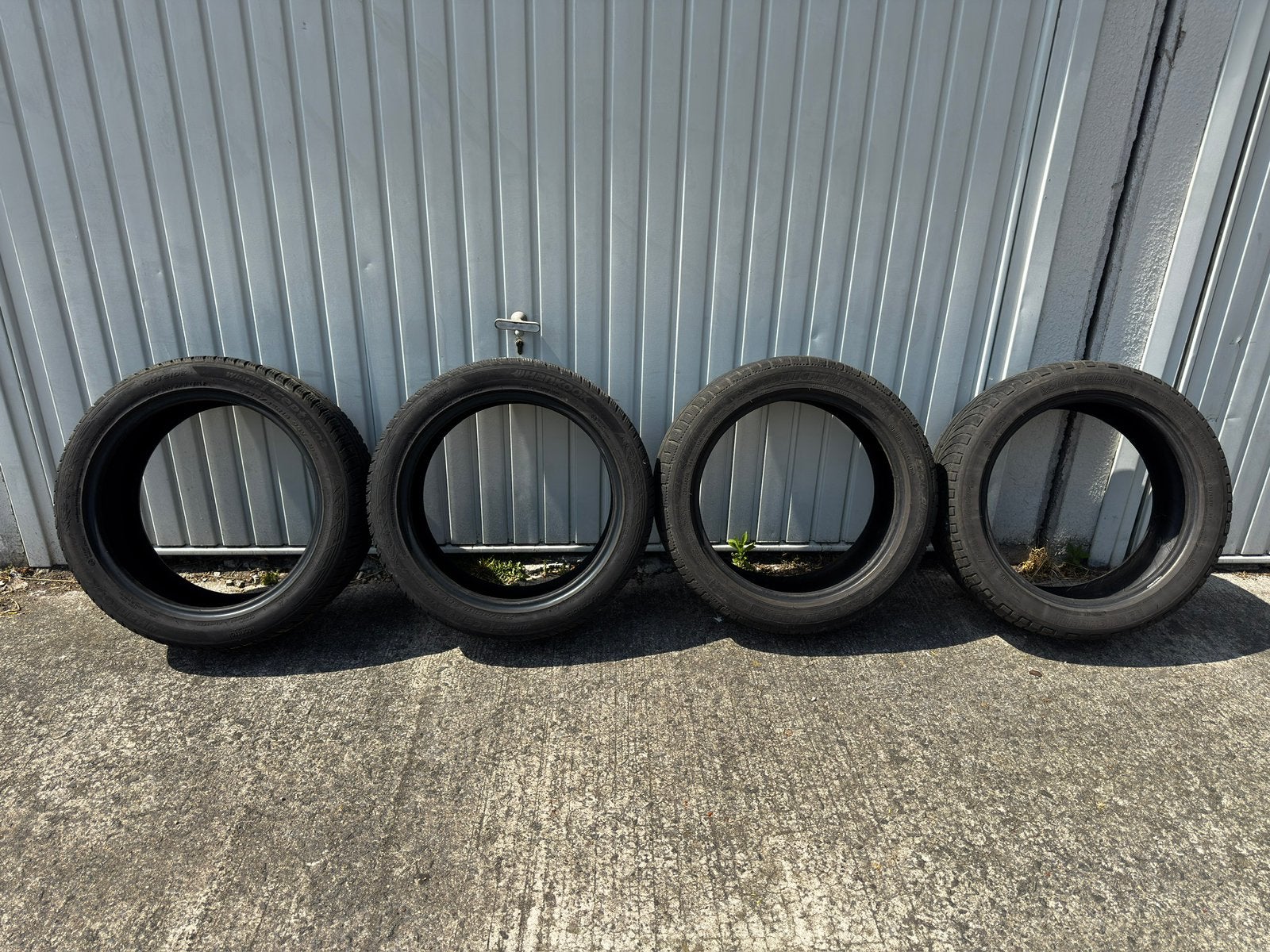 8x banden 235/45/18 winter, Ophalen, 18 inch, Gebruikt, Winterbanden