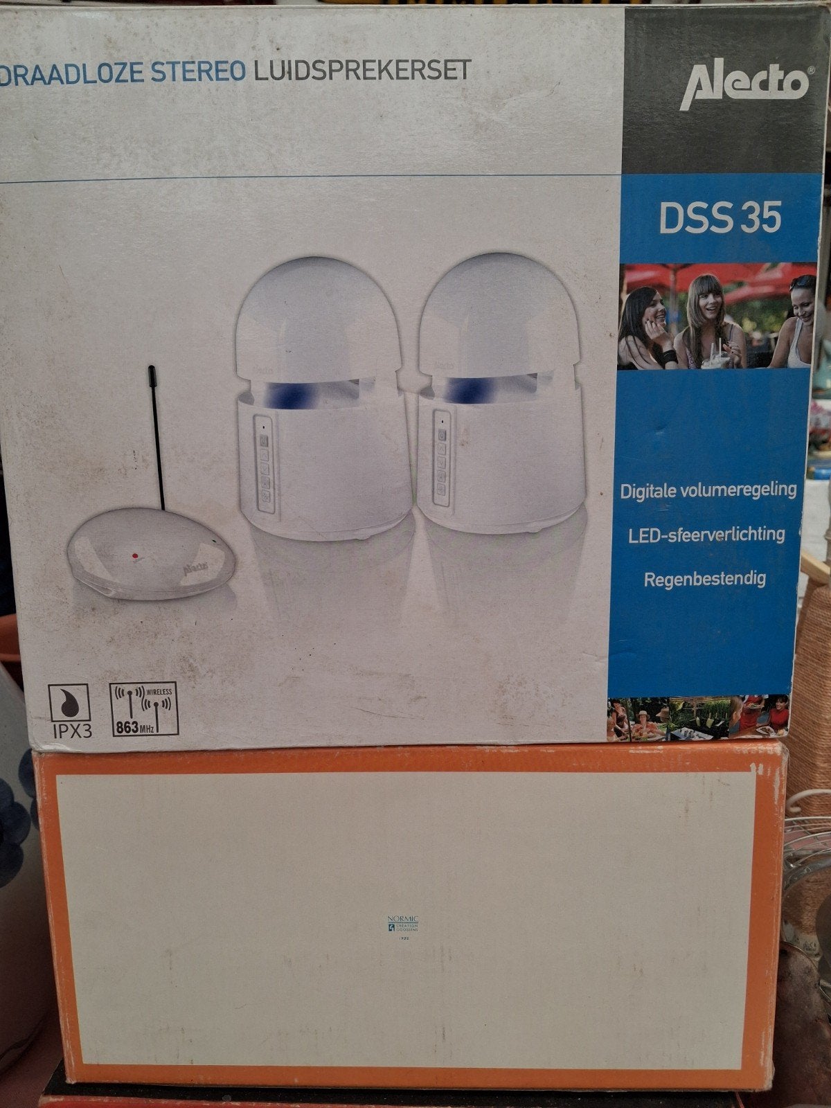 Draadloze stereo luidsprekerset, Ophalen, Nieuw