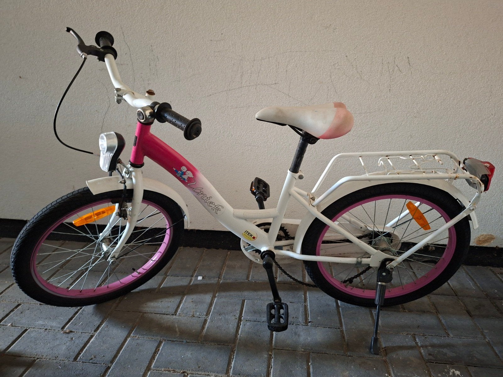 20 inch meisjesfiets, Ophalen, Gebruikt, 20 inch of meer