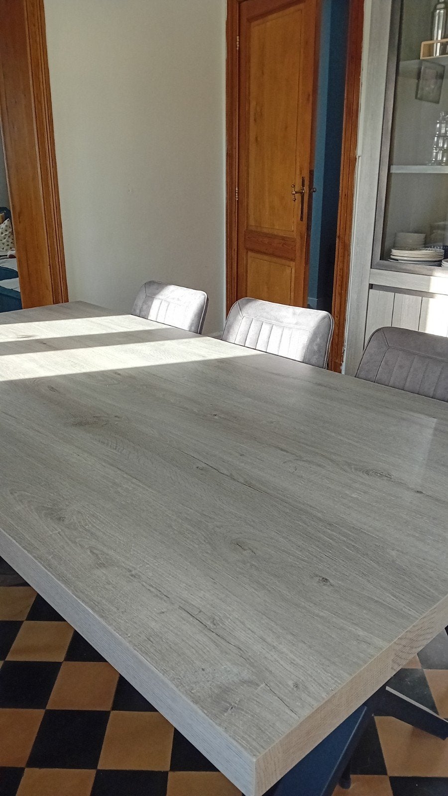 Eetkamer, tafel, Ophalen