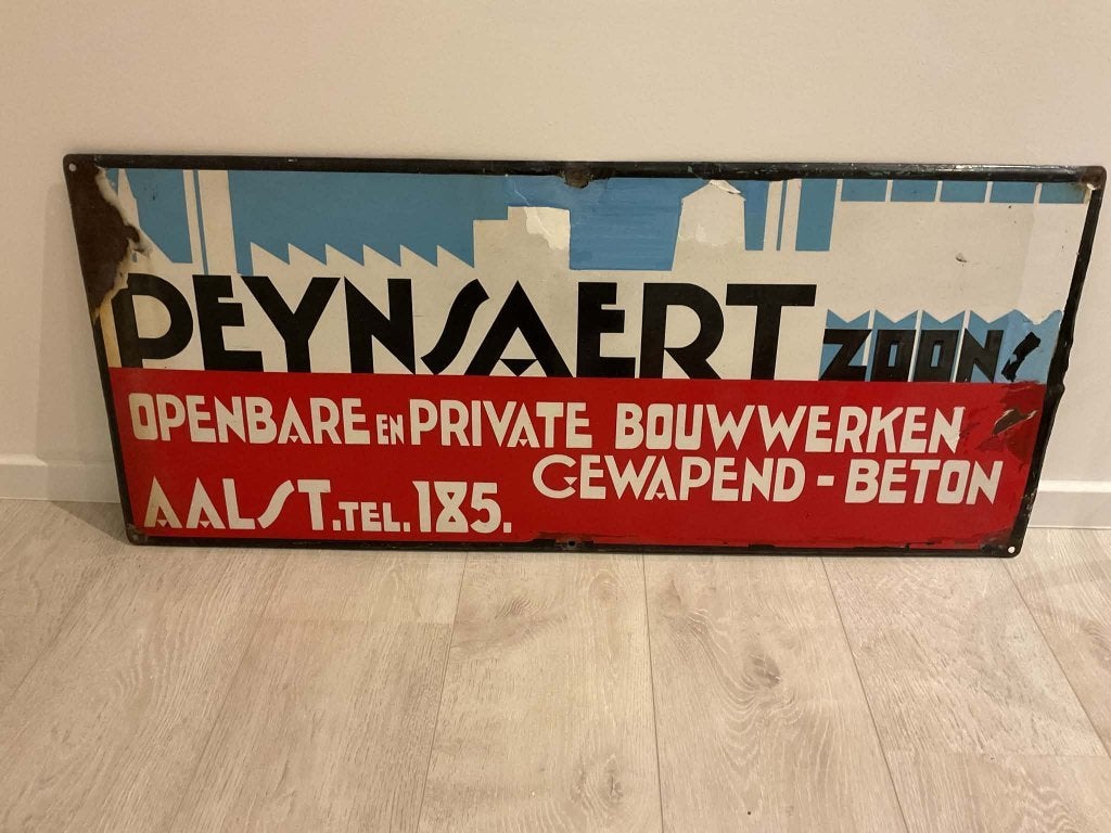 Aalst Emaille bord Peynsaert, Verzamelen, Ophalen