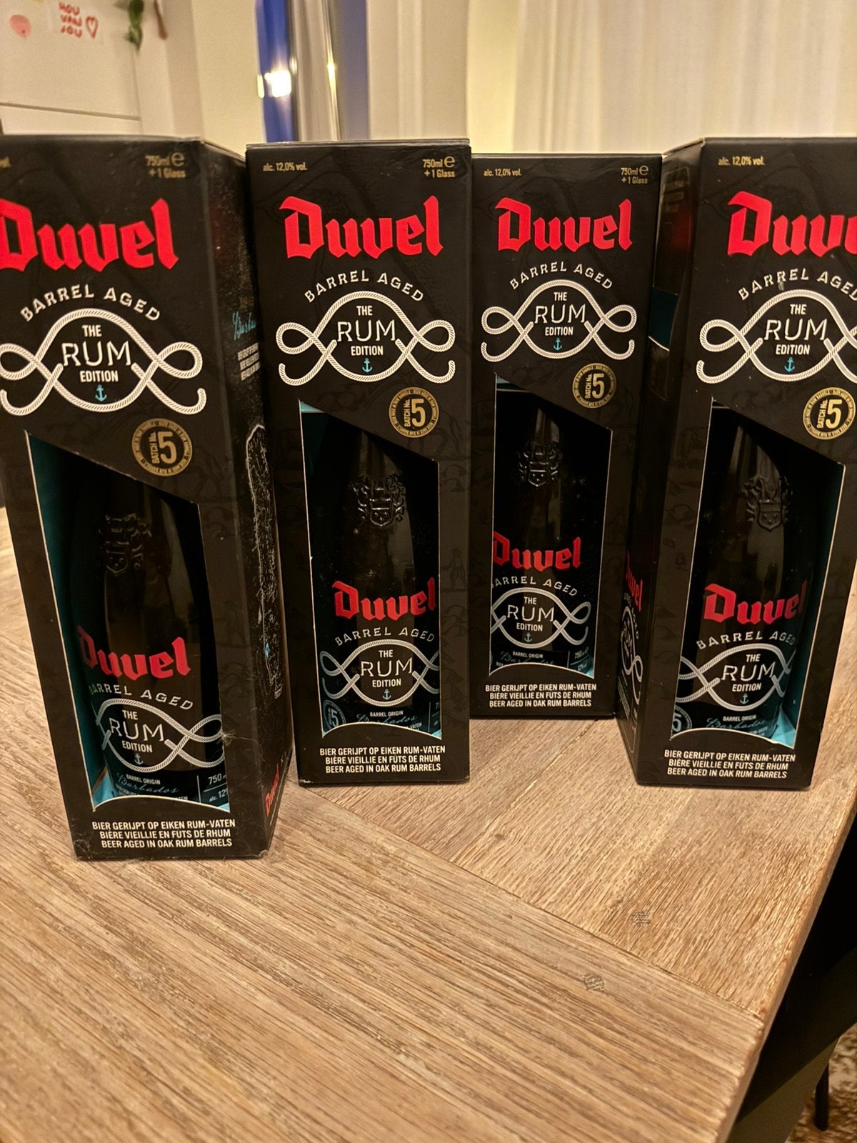 4 x Duvel Barrel Aged Batch 5 - The Rum Edition, Collections, Enlèvement, Neuf