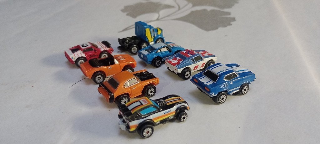 Lot de 8 Miniatures Micro Machines Galoob Vintage, Enlèvement ou Envoi, Utilisé, Voiture