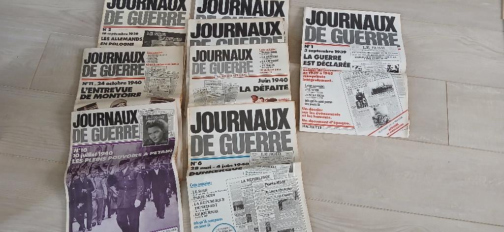 Journaux, Collections, Enlèvement, 1920 à 1940, Journal