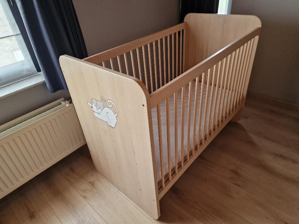 Kinderbedje, lang model, Matelas, 70 à 85 cm, Enlèvement, Utilisé