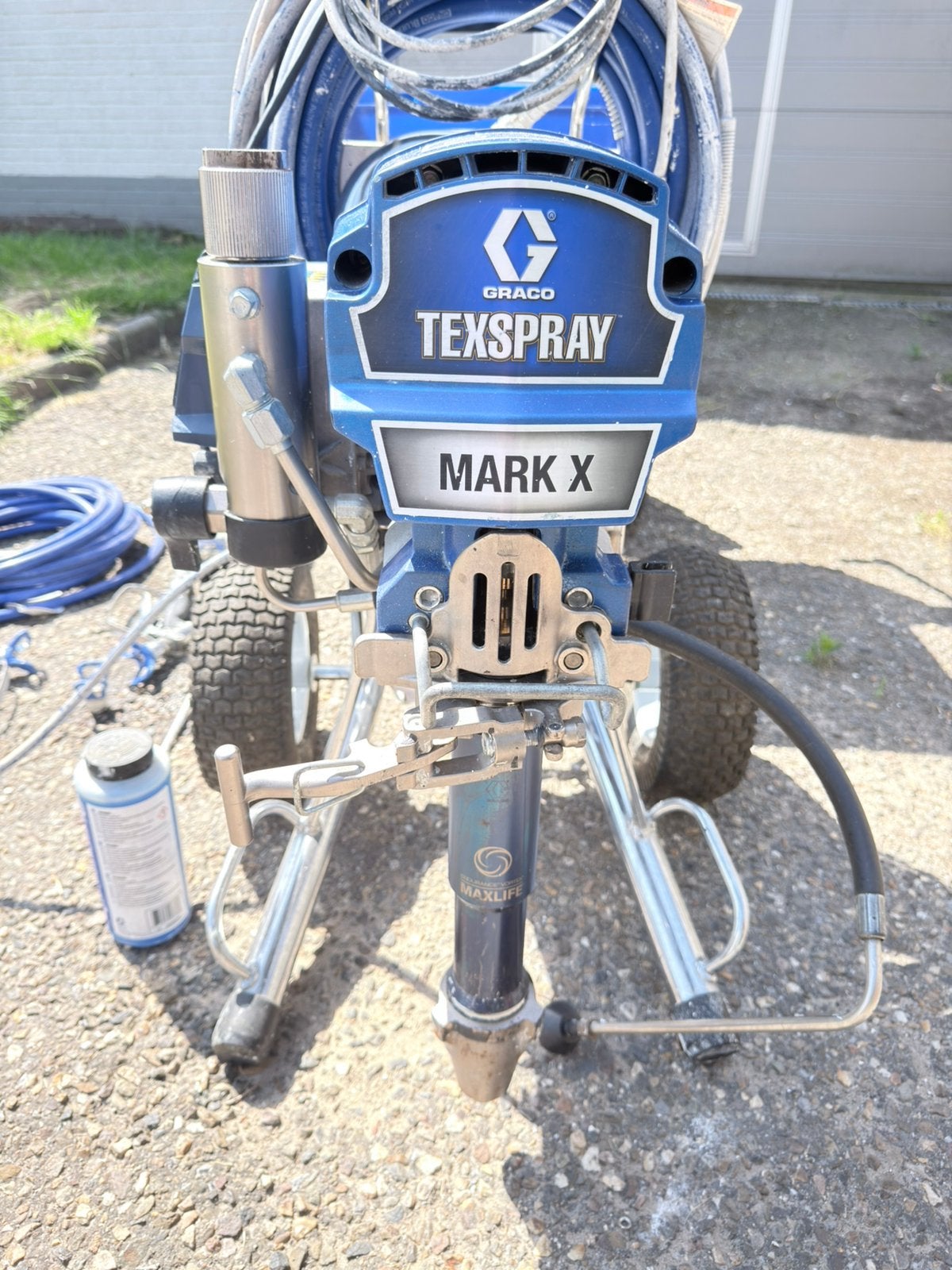 Graco mark x airless spuitmachie compleet, Doe-het-zelf en Bouw, Ophalen of Verzenden, Zo goed als nieuw