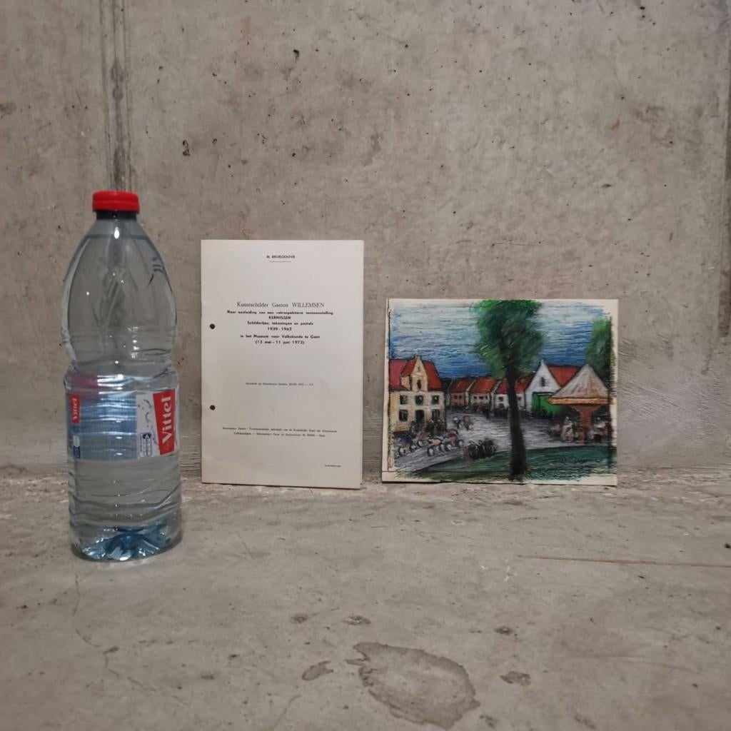 Kermiskoers in Vlaanderen (ca 1950) - Gaston Willemsen, Antiek en Kunst, Ophalen