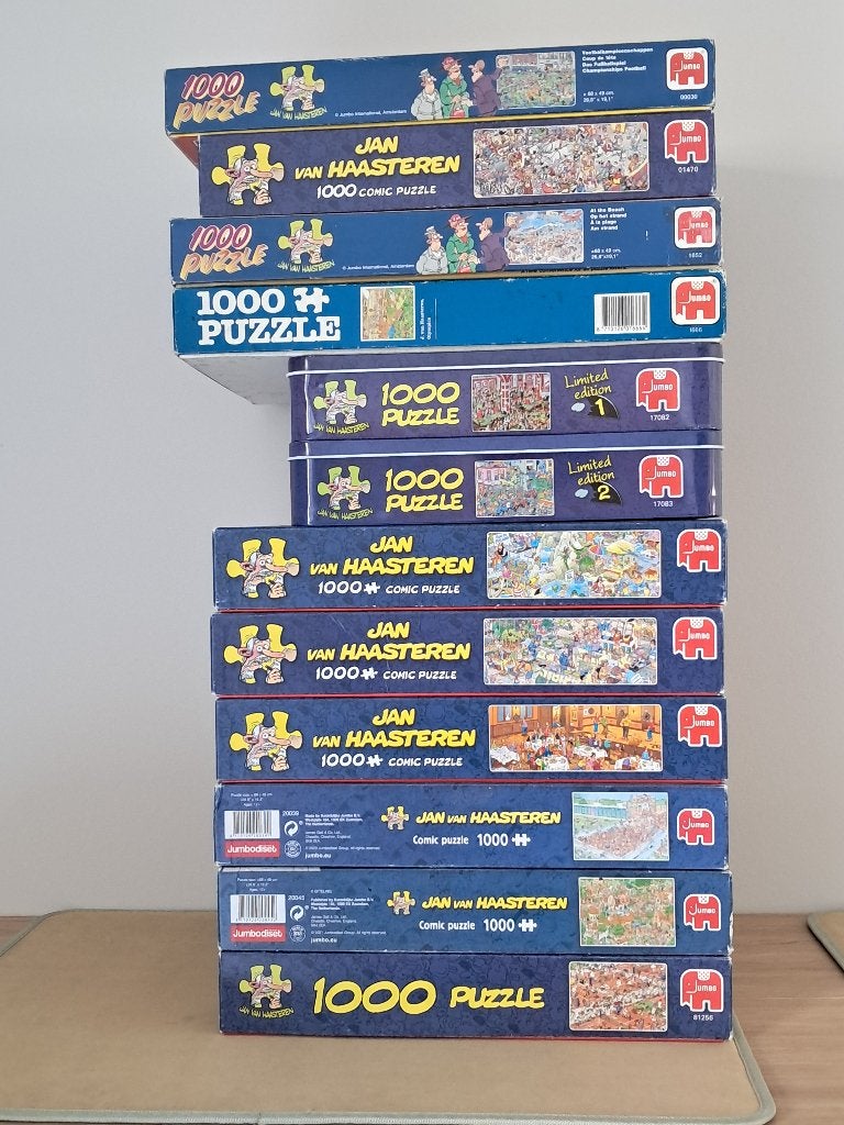 Jan Van Haasteren, Ophalen of Verzenden, 500 t/m 1500 stukjes, Gebruikt, Legpuzzel