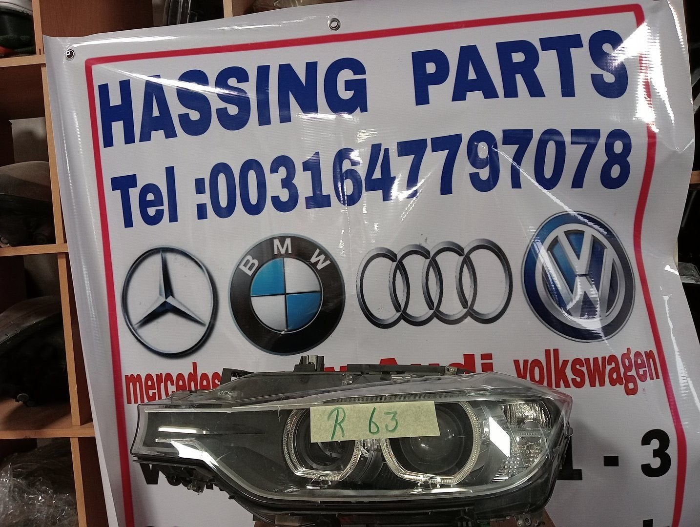 Koplamp xenon originlBMW 3-serie F30/F80 ('12-'15)7213110000, Gebruikt, -, -, Ophalen of Verzenden