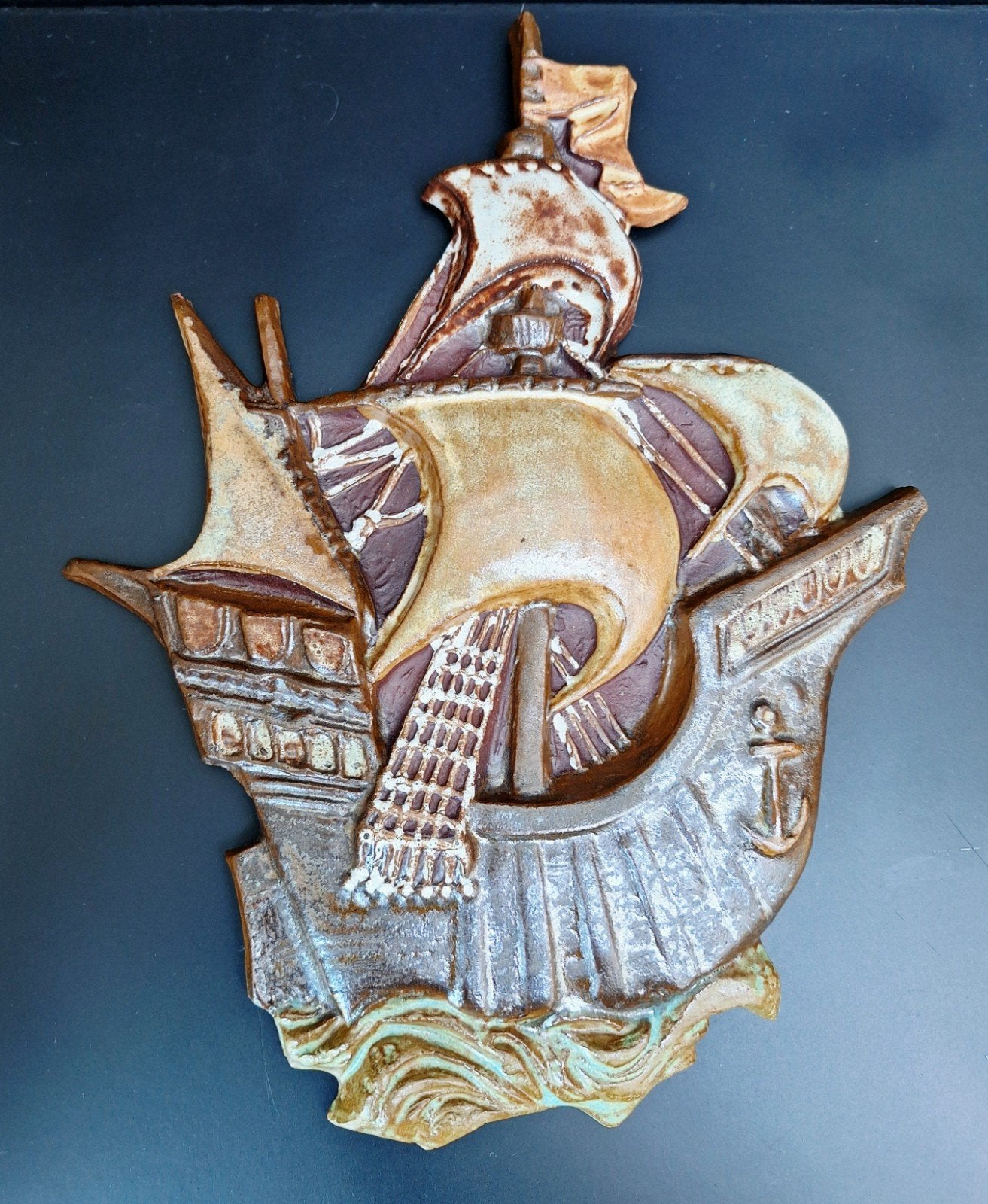 Plaque murale en céramique pour voilier Amphora Rogier Vande, Enlèvement ou Envoi