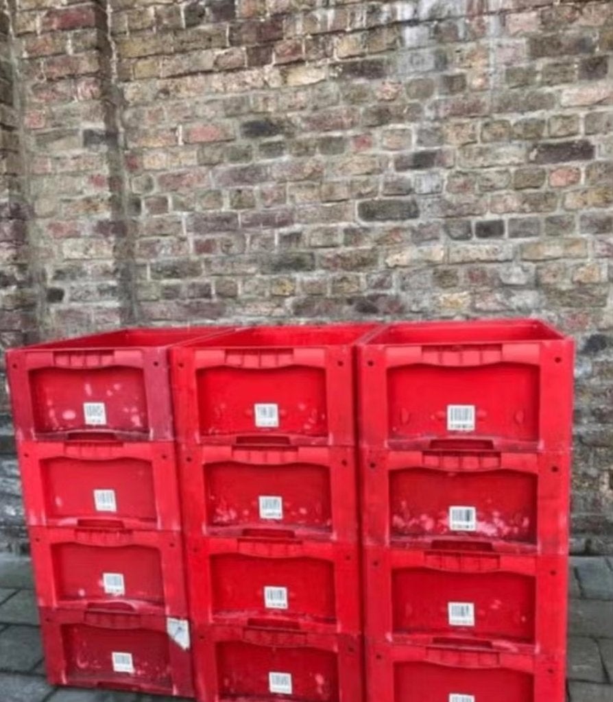 transportbakken / sorteerbakken rood BITO medium, Ophalen