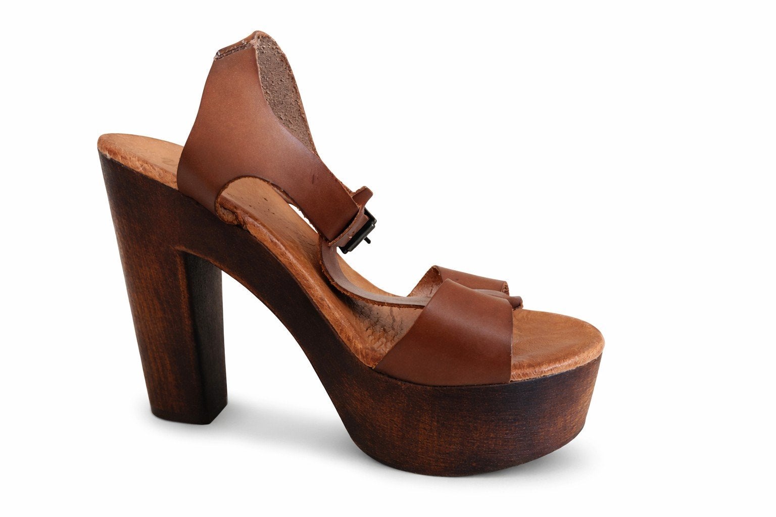 Mooie lederen dames sandalen, Kleding | Dames, Ophalen of Verzenden