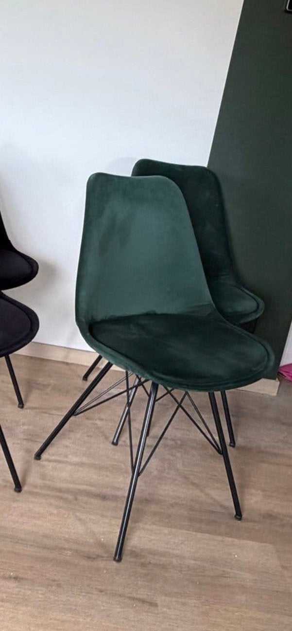 eetkamerstoelen, Ophalen, Overige kleuren, Zo goed als nieuw, Stof