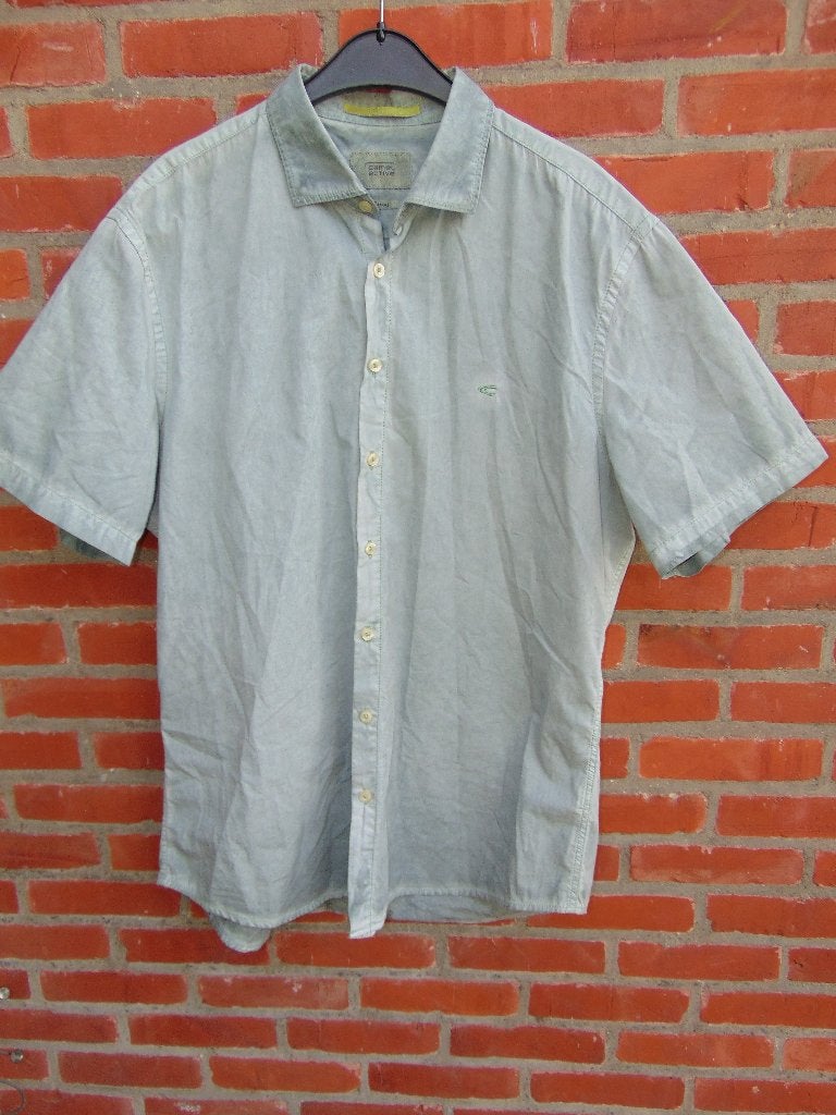 Hemd Camel Active in goede staat, Kleding | Heren, Overhemden, Ophalen of Verzenden, Gedragen, Blauw, Halswijdte 41/42 (L)