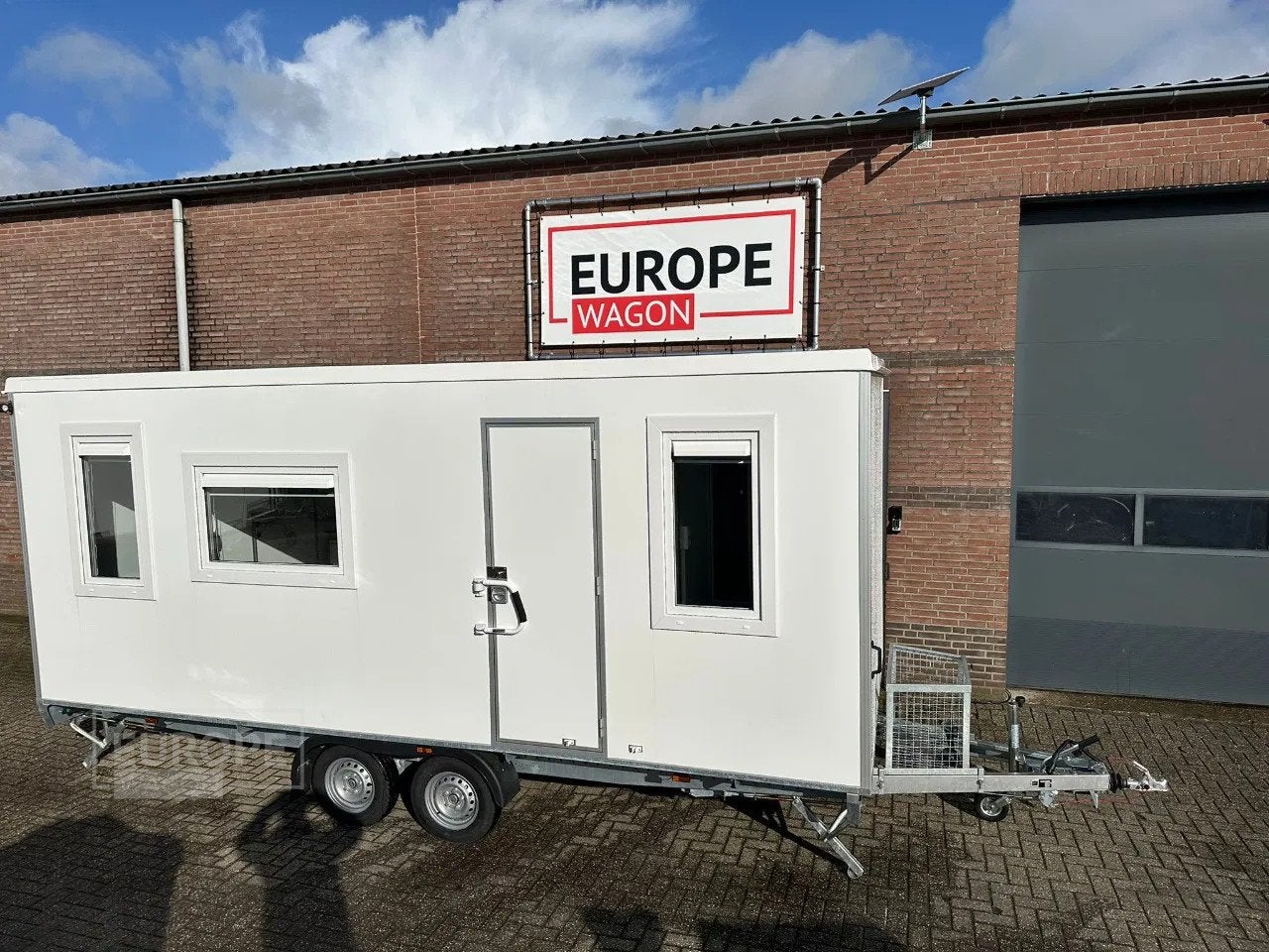 EasyWagon 570cm woon-unit NIEUW uit voorraad, Articles professionnels, Machines & Construction | Abris de chantier & Conteneurs