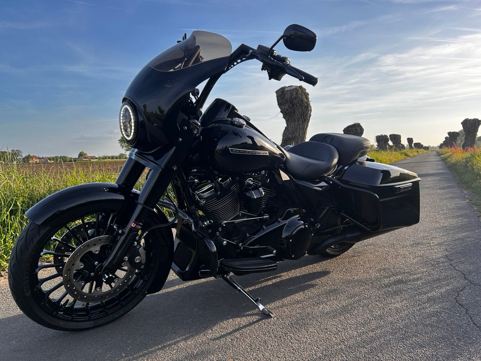 Harley davidson Road king 107, Motoren, Sportuitlaat, 2 cilinders, Gebruikt, Particulier