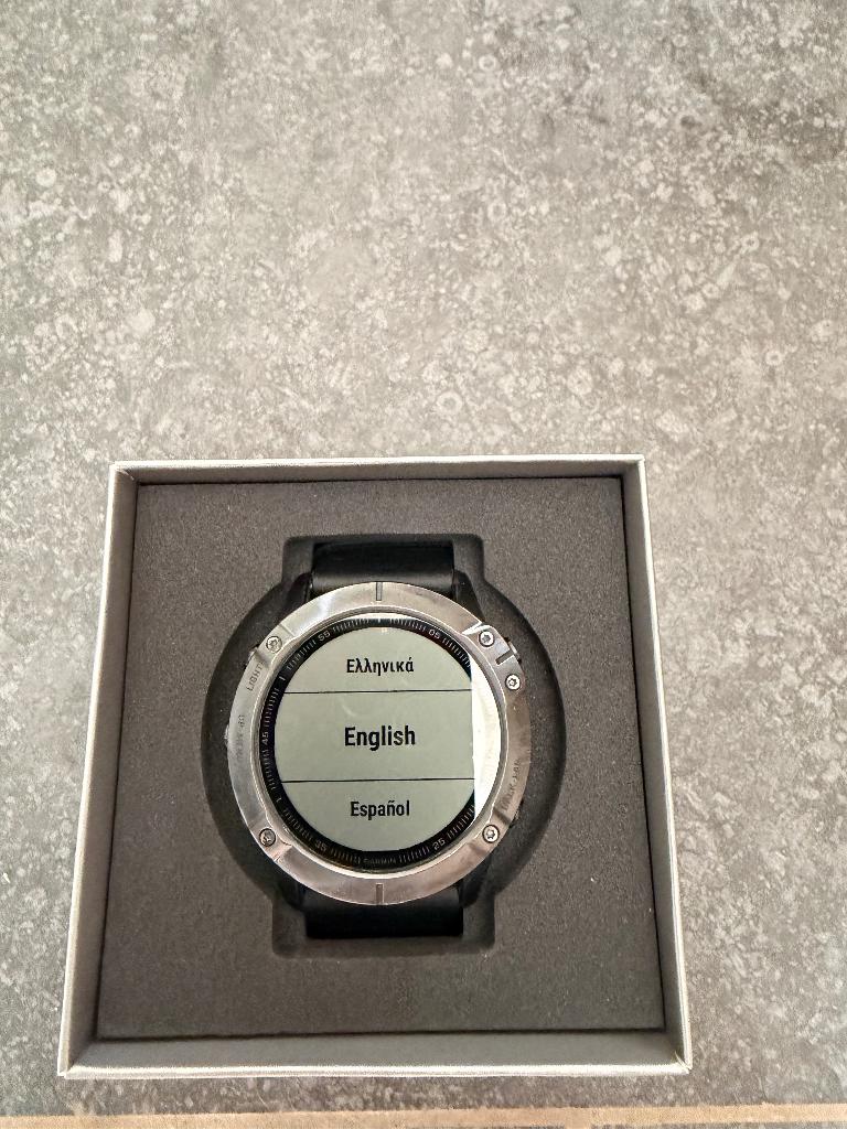 Garmin Fenix 6X Saphire, Ophalen, Gebruikt, Zwart, Garmin