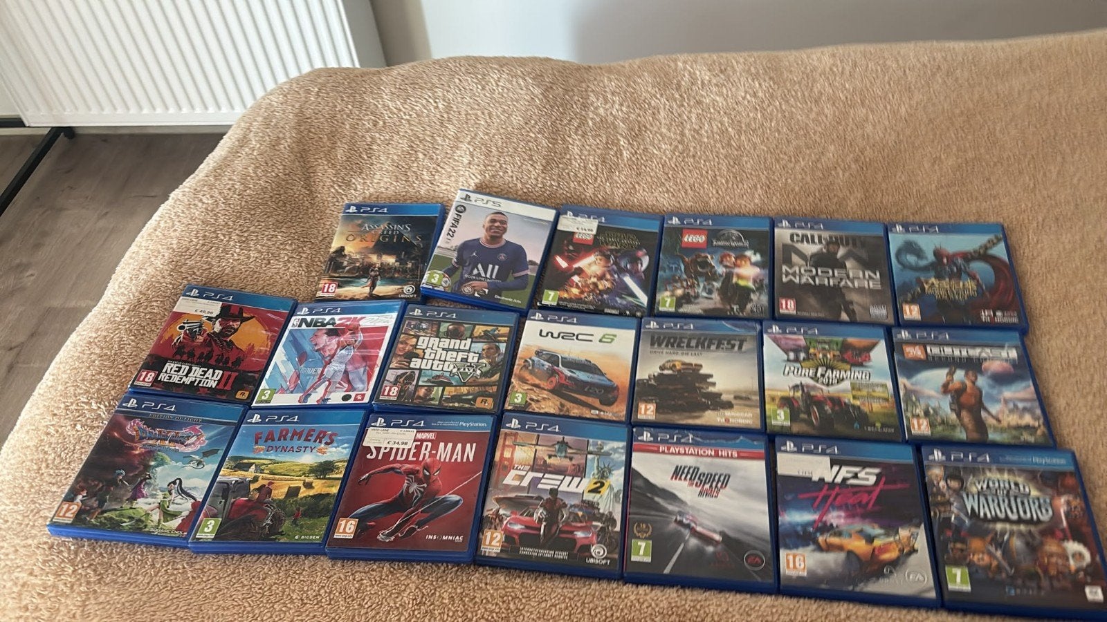 Ps4 - ps5 games, Enlèvement
