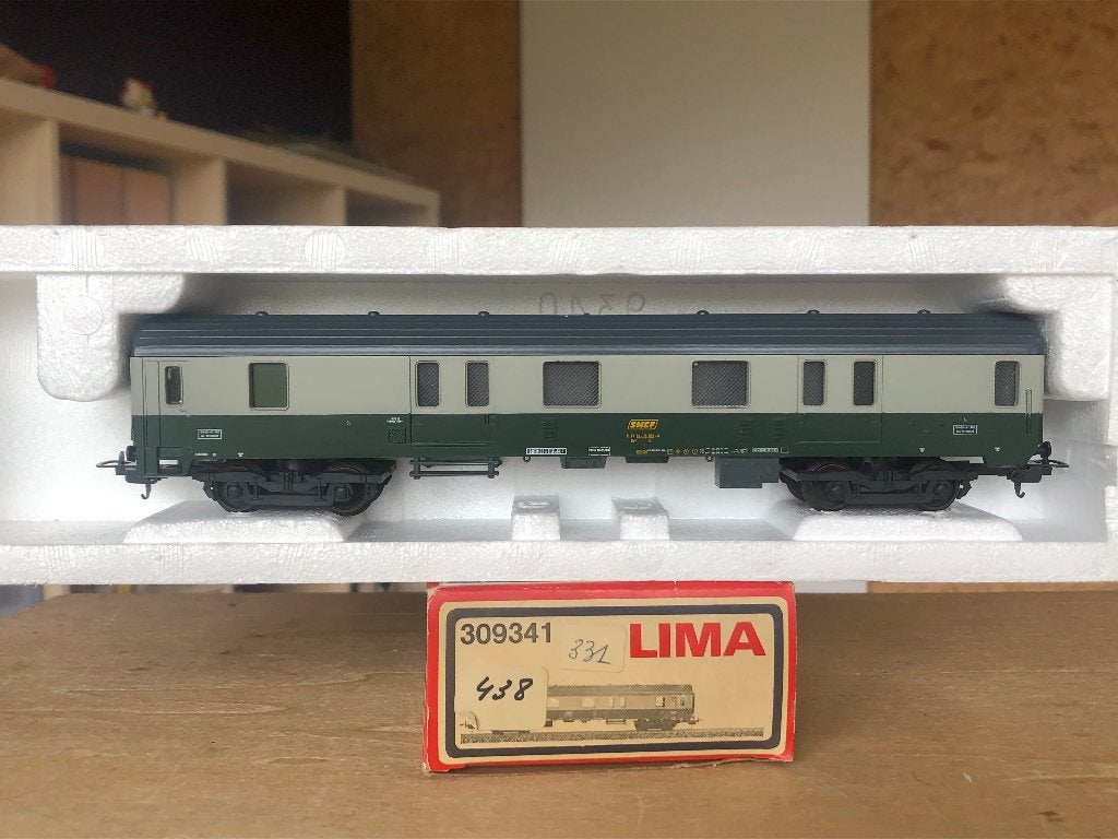 LIMA 309341 SNCF FOURGON UIC Dd2  HO, Envoi, Utilisé, Lima