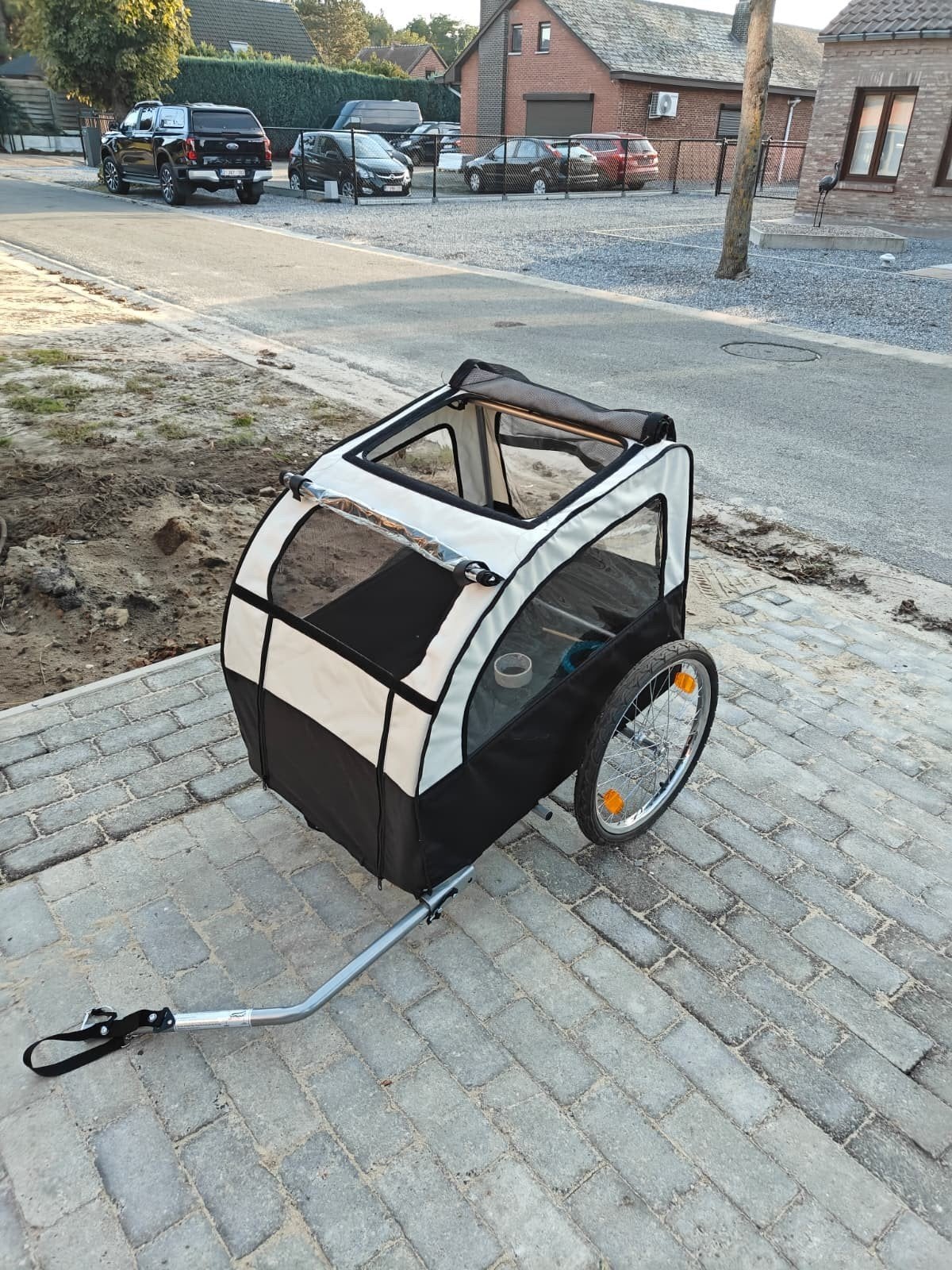 fietskar hond NIEUW, Enlèvement, Neuf, Remorque pour chien, 40 à 60 kg
