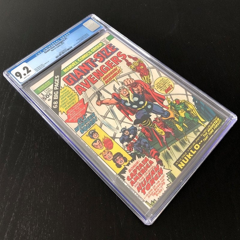 Giant-Size Avengers Vol.1 #1 CGC (1974) NM- (9.2), Livres, BD | Comics, Neuf, Marvel Comics, Comics, Amérique