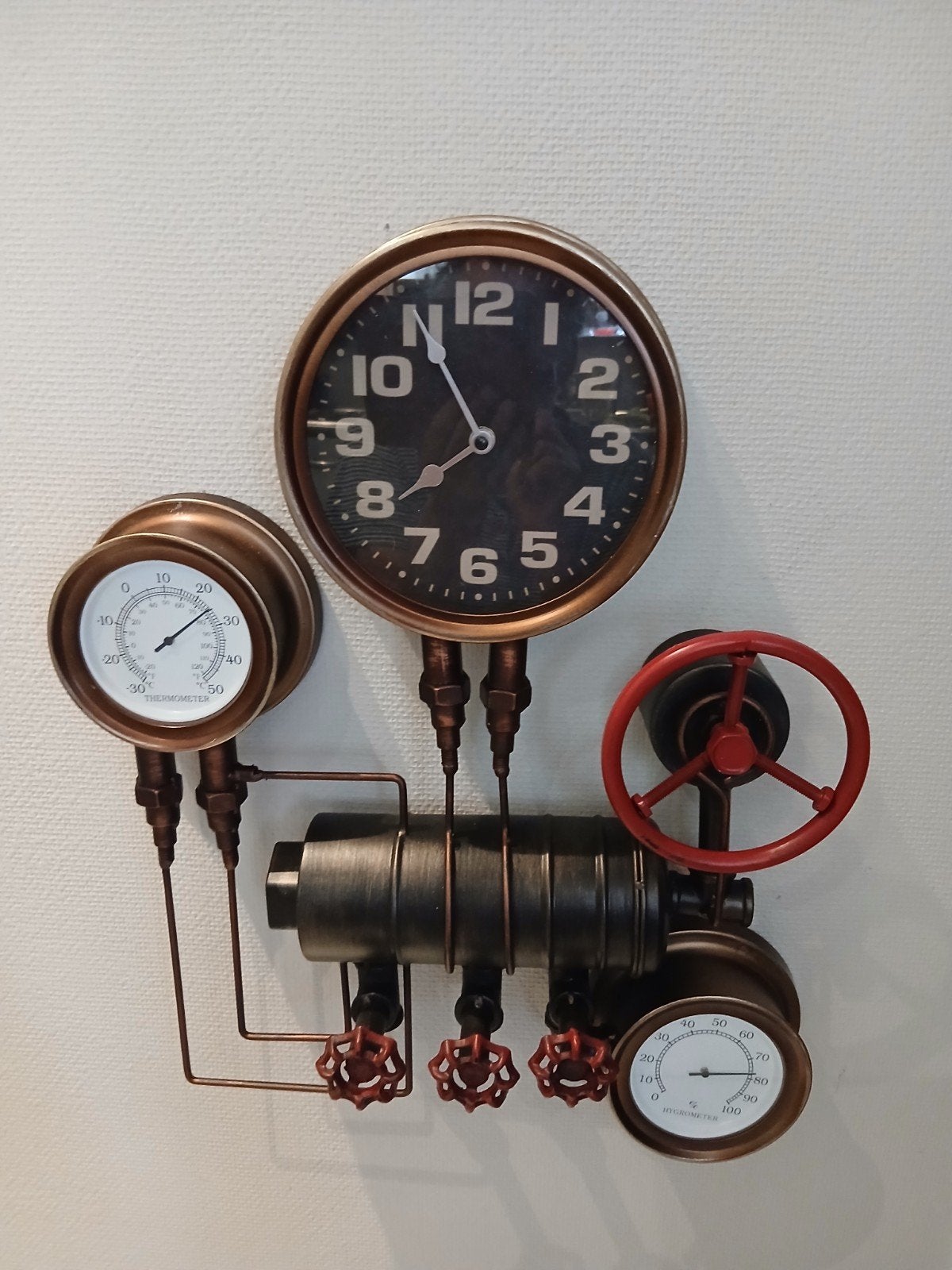 Van Manen klok ( Steampunk), Ophalen