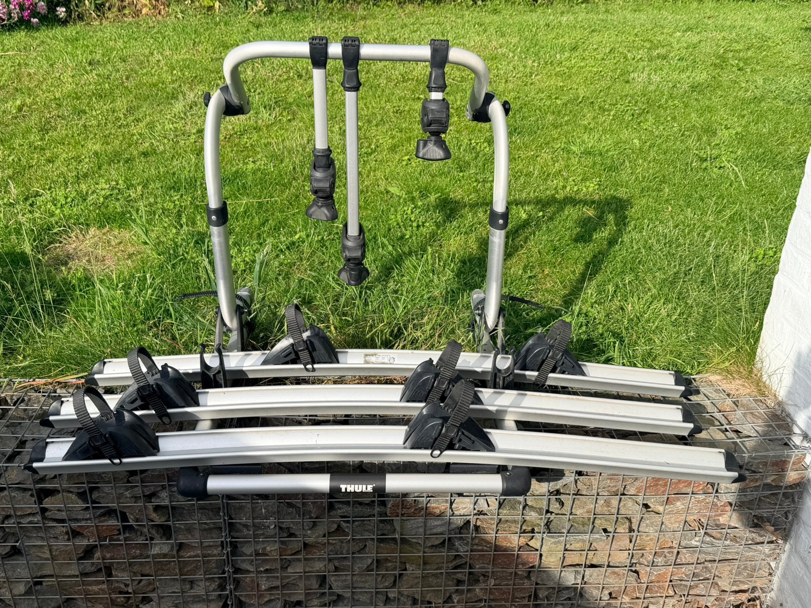 Porte velo pour camping car Thule Elite G2 short, Ophalen, 3 fietsen of meer, Gebruikt, Fietsendrager-accessoire