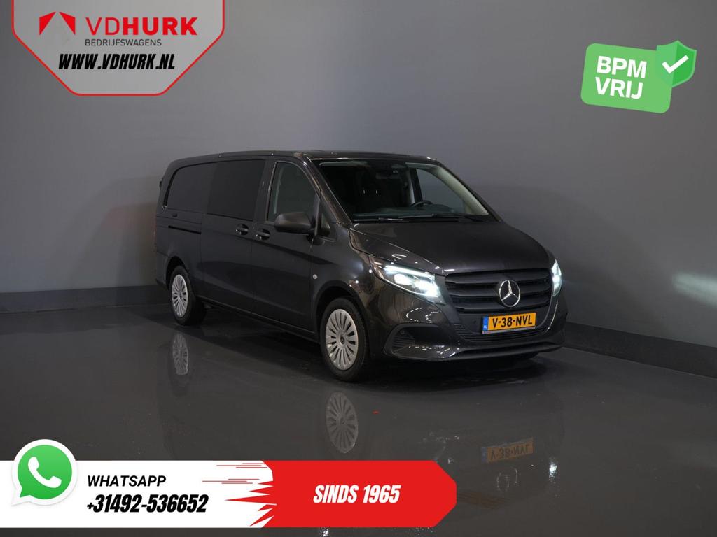 Mercedes-Benz Vito 116 CDI Aut. L3 DC Dubbel Cabine BPM VRIJ, Argent ou Gris, Achat, Entreprise, Mercedes-Benz