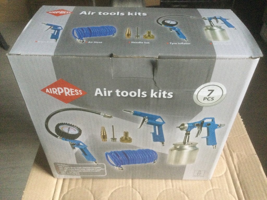 Kit d'accessoires Airpress, 7 pièces, neuf, Bricolage & Construction, Enlèvement ou Envoi, Neuf, 6 à 10 bars